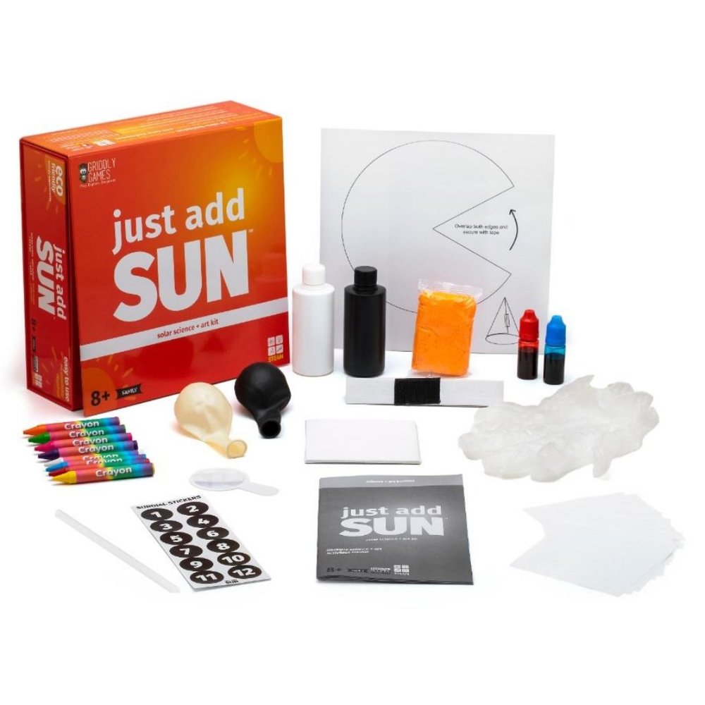 Griddly Games Just Add Sun Solar Science Art Kit Solar Oven Chemistry KiwiCo.